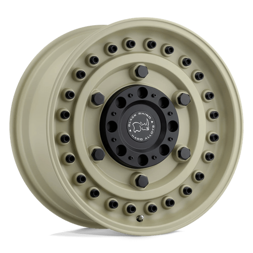 Rin 18x9.5 5x150 Armory Beige +6 Offset Black Rhino