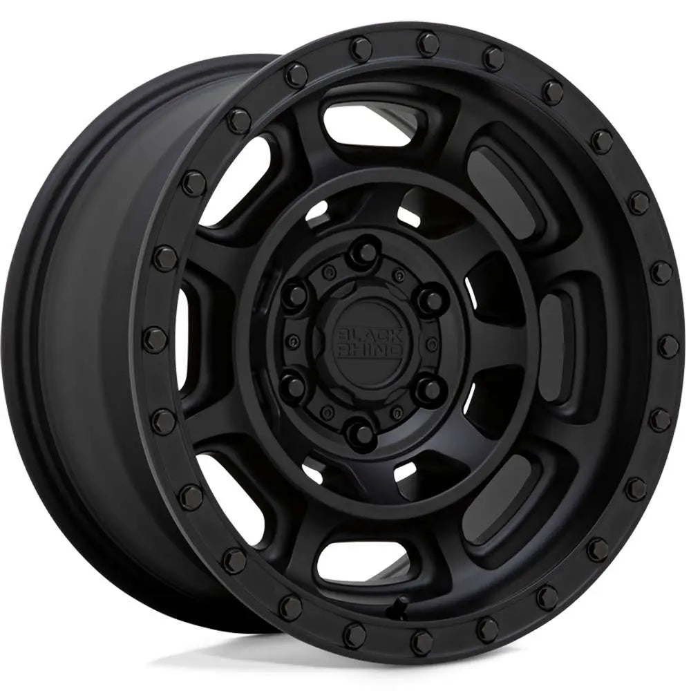 Rin 17x8.5 6x139 Convoy Negro Mate Offset -10 Black Rhino