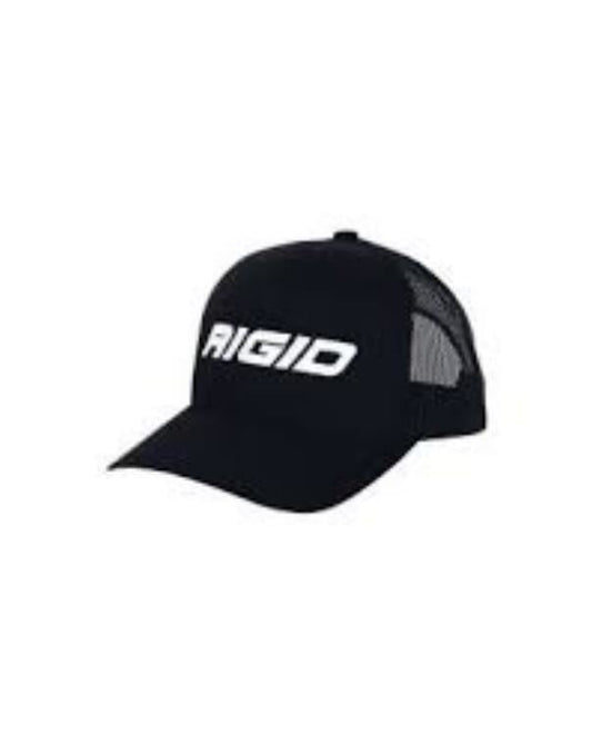 Gorra Rigid Negra y Malla Negra con ajuste de broche plástico