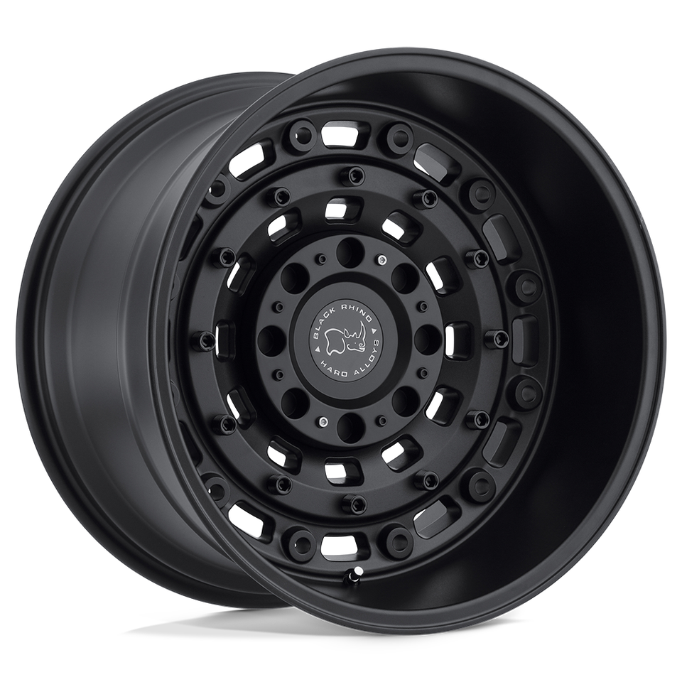 Rin 16x8 5x150 Arsenal Textured Matte Black Offset +12 Black Rhino