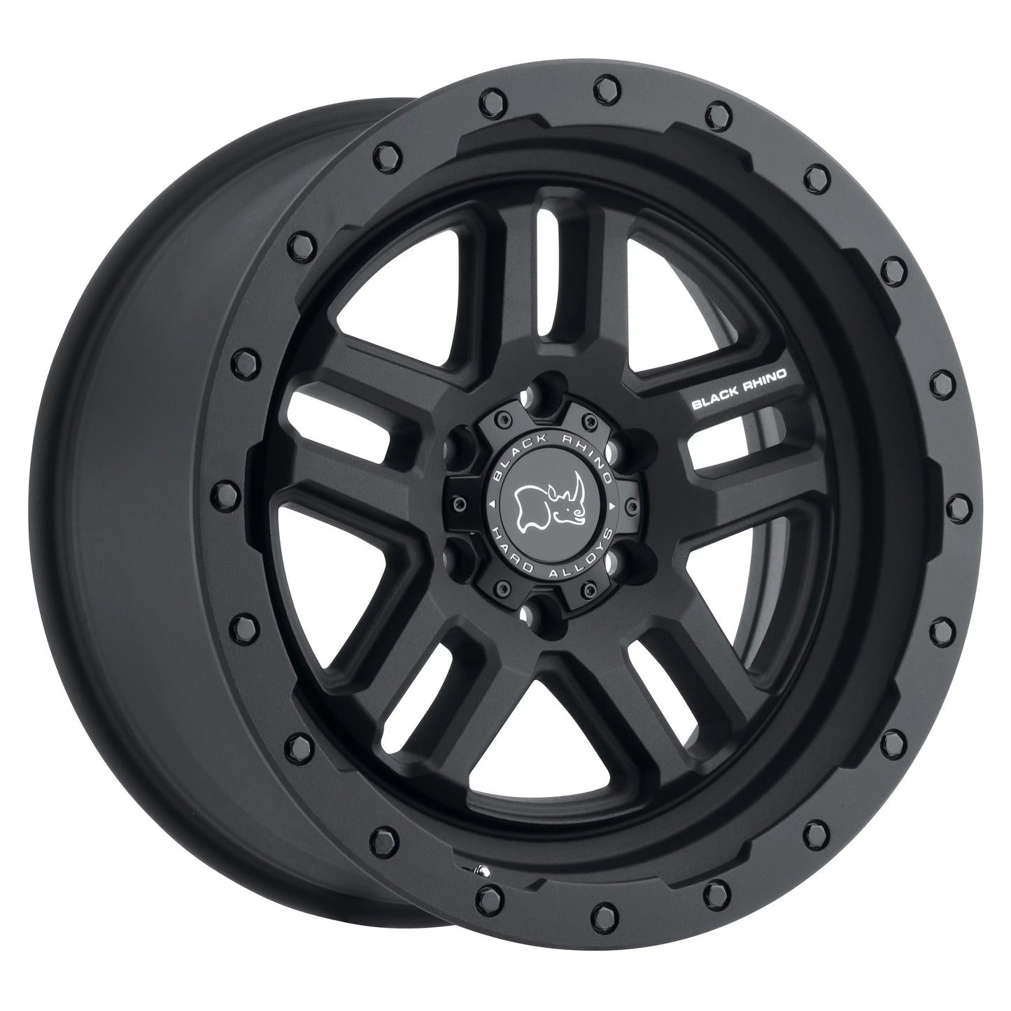 Rin 17x9.5 5x127 Barstow Matte Black Offset -18 WKWK2/Wrangler Black Rhino