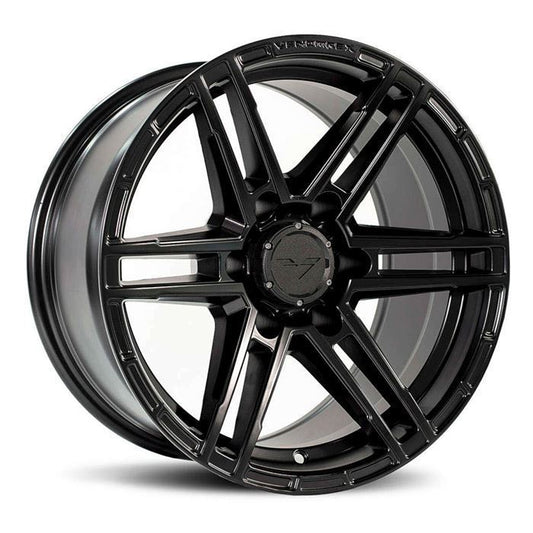 Rin 17x9 6x139.7 VR602 Offset -12 106 Hub Coal Black Venom-Rex