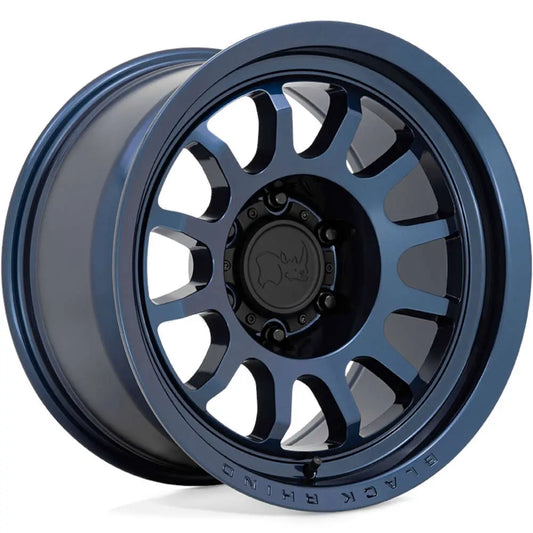 Rin 17x8.5 6x139 Rapid Midnight Blue offset 0 Black Rhino Flowformed