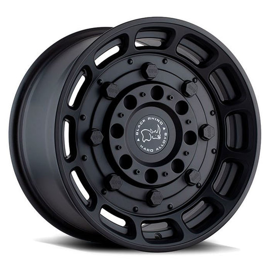 Rin 17x8.5 6x139 Warthog Matte Black Offset -18 Black Rhino