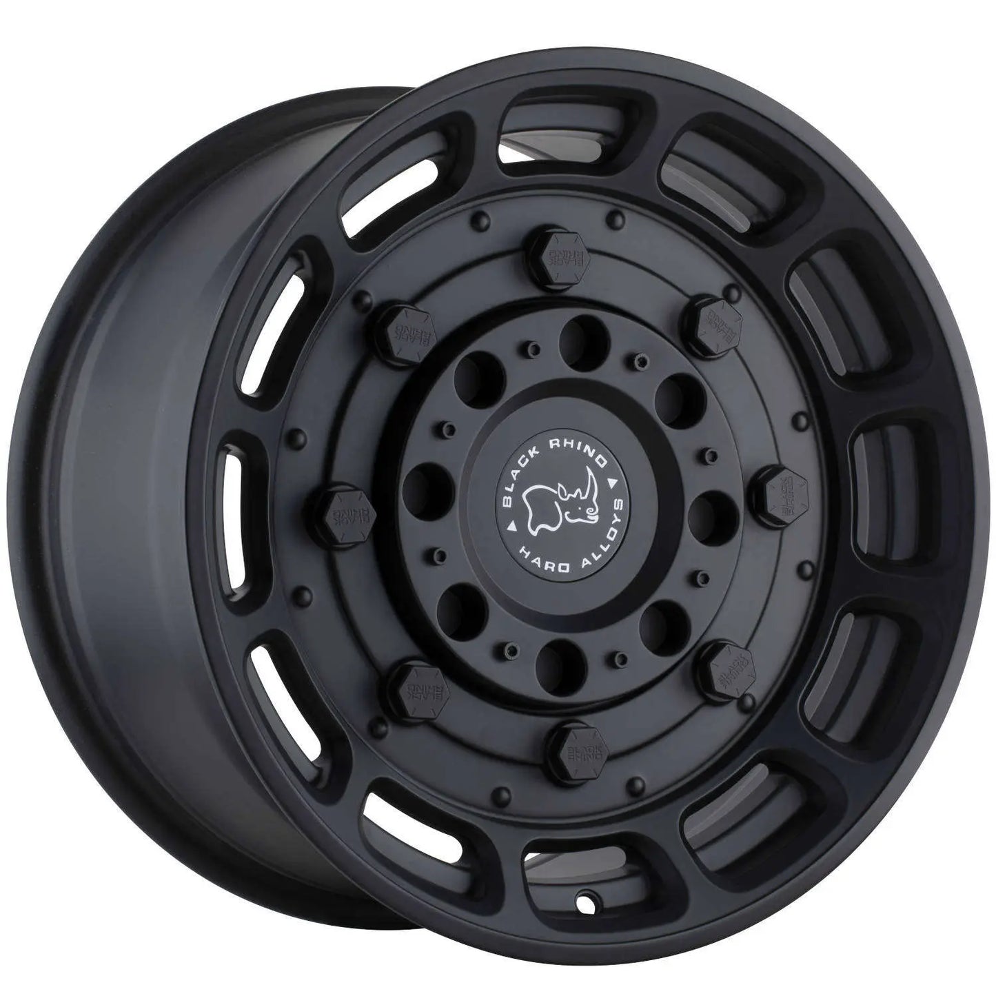 Rin 17x8.5 6x139 Warthog Matte Black Offset 0 Black Rhino