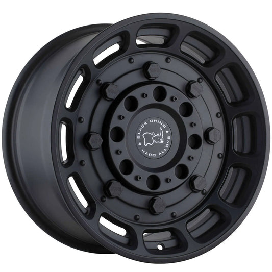 Rin 17x8.5 6x139 Warthog Matte Black Offset 0 Black Rhino