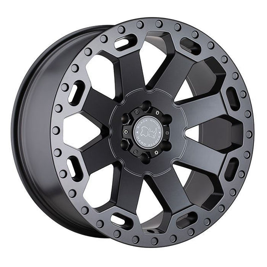 Rin 17x9 6x139 Warlord Offset -12 Black Rhino