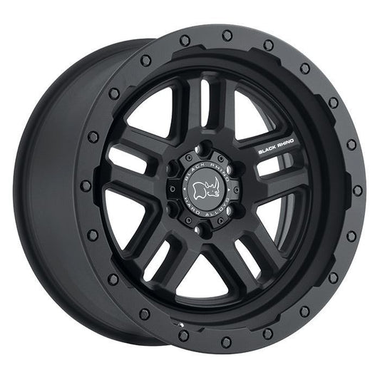 Rin 17x9.5 6x139 Barstow Black Offset +12 Black Rhino