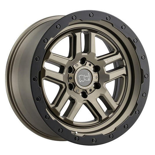 Rin 17x9.5 6x139 Barstow Bronce Offset +12 Black Rhino