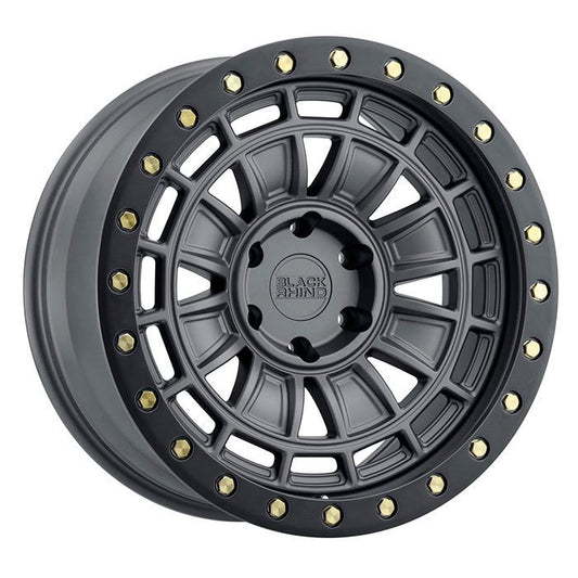 Rin 17x9.5 6x139 Dalton Gunmetal Offset +12 Black Rhino