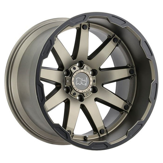 Rin 17x9.5 6x139 Oceano Bronze con borde negro Offset +12 Black Rhino