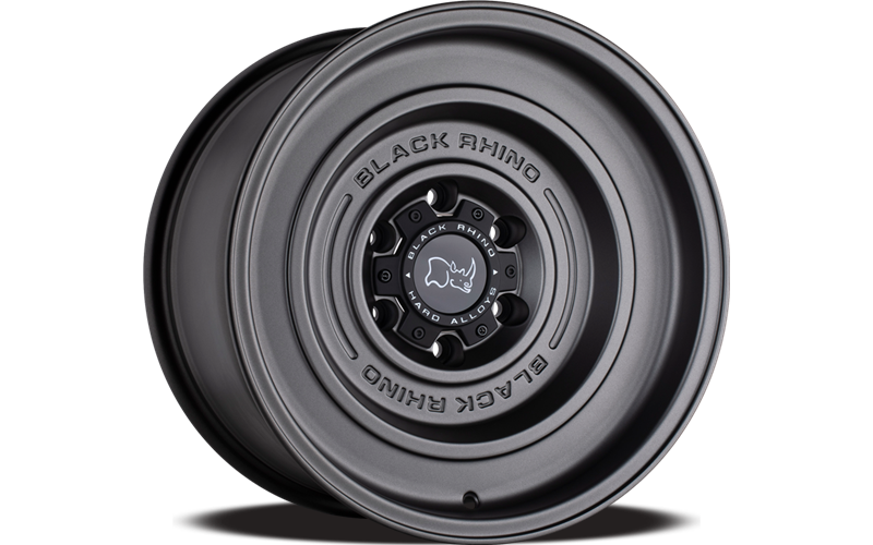 Rin 17x9.5 6x139 Solid Negro Matte offset -12 (Autana, 4runner 5ta, FJ) Black Rhino