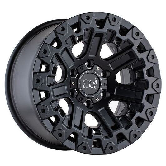 Rin 17x9.5 6x139 Ozark Gris Plomo Brillante Offset -18 (Autana) Black Rhino