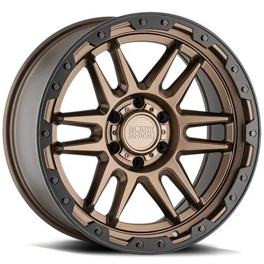 Rin 18x9 6x139.7 Apache Matte Bronze con Negro Offset -18 Black Rhino