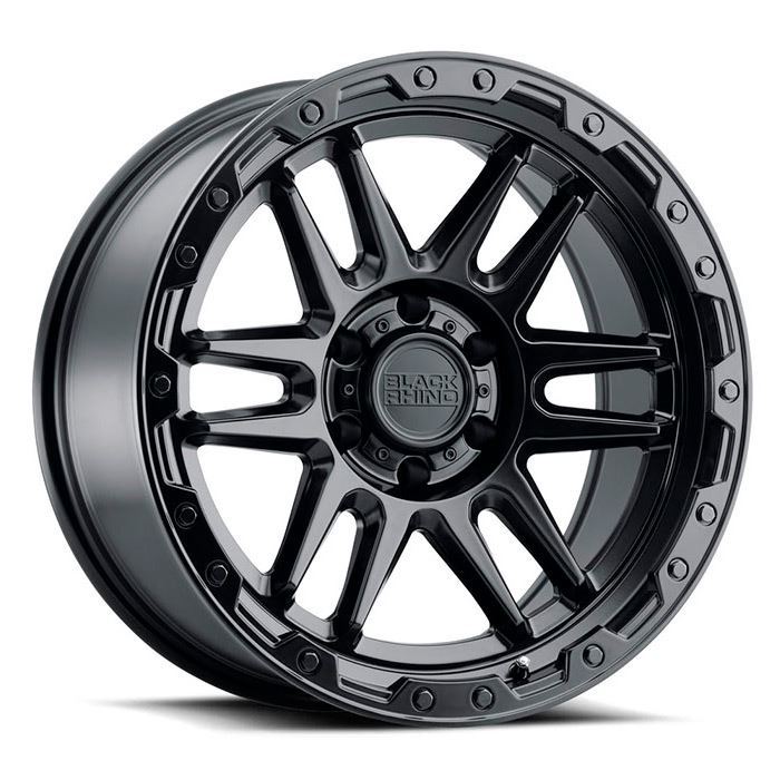 Rin 18x9 5x127 Apache Matte Black Offset +2 (WK/WK2/JK/JL) Black Rhino