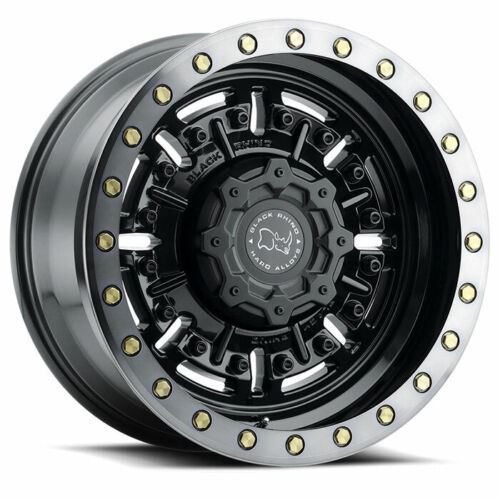 Rin 18x9.5 6x139 Abrams Offset +12 Negro