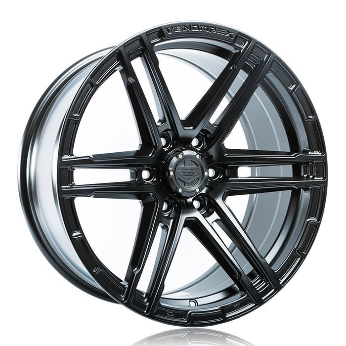 Rin 20x9 6x139.7 VR602 Offset +18 106.1 Hub Mystic Black Venom-Rex