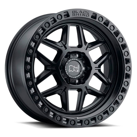 Rin 20x9 5x127 Kelso Matte Black Offset 0 (wk/wk2/JK/JL) Black Rhino