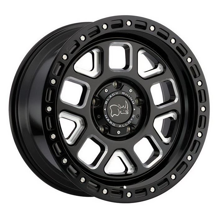 Rin 20x9.5 Alpine 5/150 Offset +12 Black Rhino