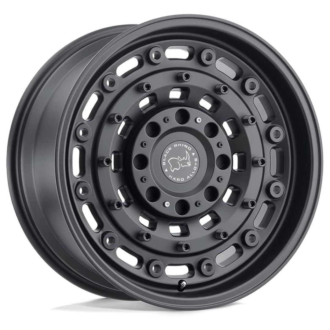 Rin 20x9.5 5x150 Arsenal Negro Offset +12 (Tundra y Roraima) Black Rhino