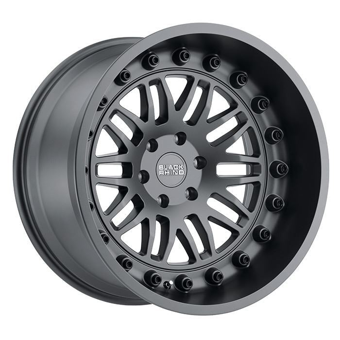 Rin 20x9.5 5x150 Fury Gunmetal Offset +12 (Tundra y Roraima) Black Rhino