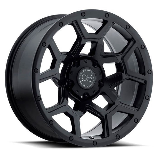 Rin 20x9.5 6x135 Overland Negro Matte Offset +6 Ford F150 Black Rhino