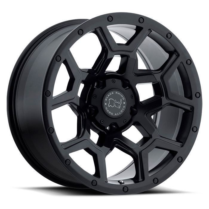 Rin Black Rhino 20x9.5 Overland 6/139.7 Negro Matte Offset +6