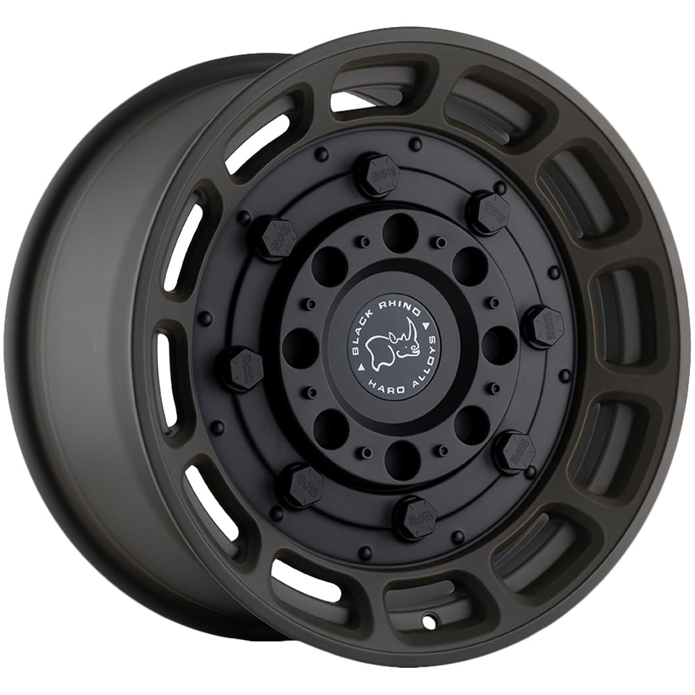 Rin 17x8.5 6x139 Warthog Verde Matte Offset 0 Black Rhino