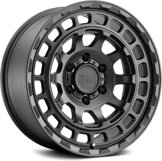 Rin 20x9.5 6x139 Chamber Matte Black Offset +12 Black Rhino