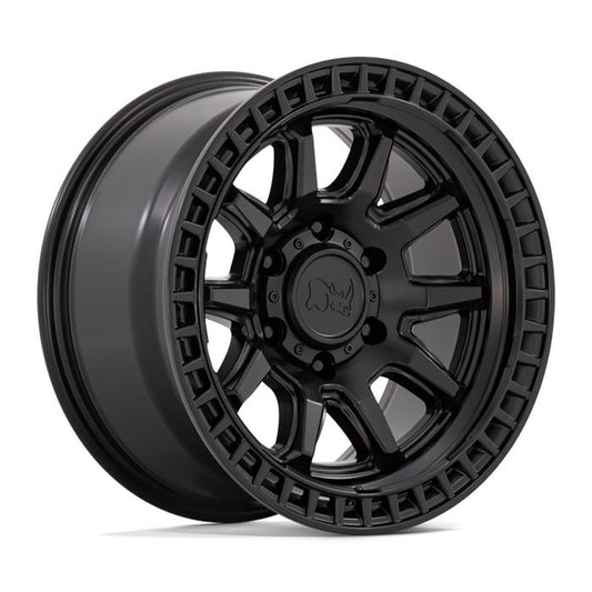 BR CALICO 17X8.5 6X5.5 106 M-BLK +0