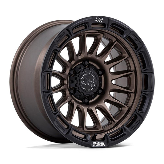 Rin 17x9 6x139 Rival Bronce Mate con Negro offset +1 Black Rhino