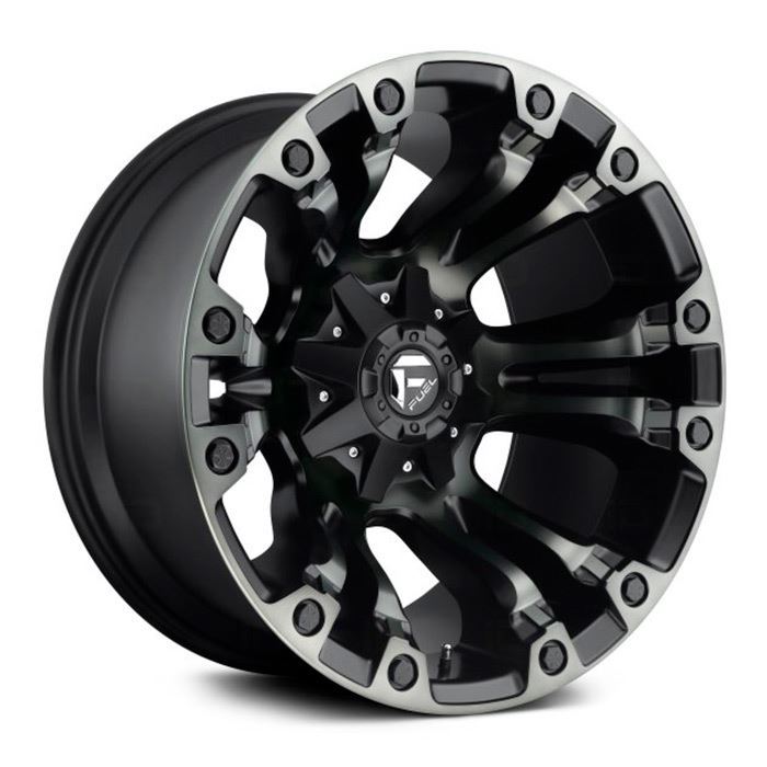 Rin 17x9 6x139/135 Vapor Negro Mate con Bronce Oscuro Offset -12 FUEL