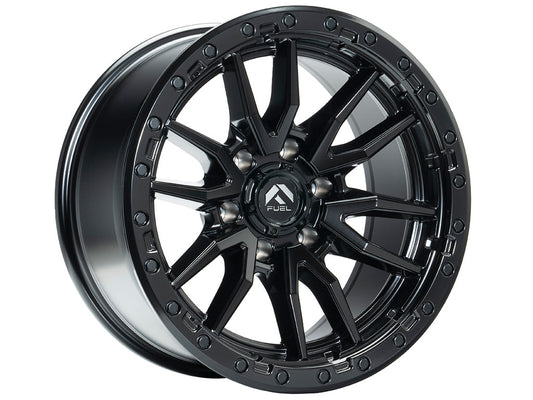 Rin 16x8 6x139 Rebel Matte Black  Offset +1 FUEL