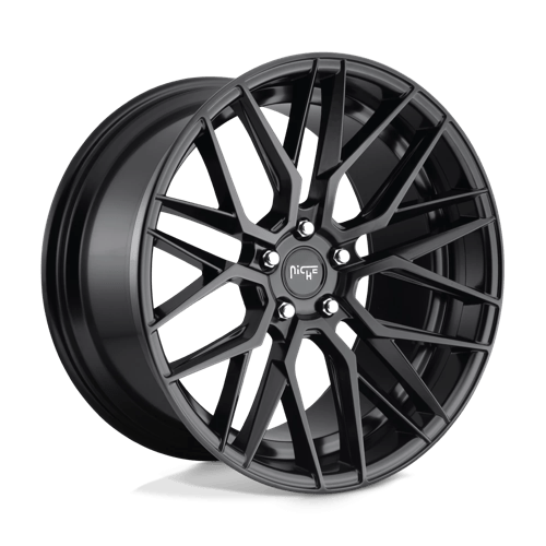 Rin 19x8.5 5x114.3 Niche M190 Gamma Negro Offset +35 (Mustang, 350Z, 370Z)