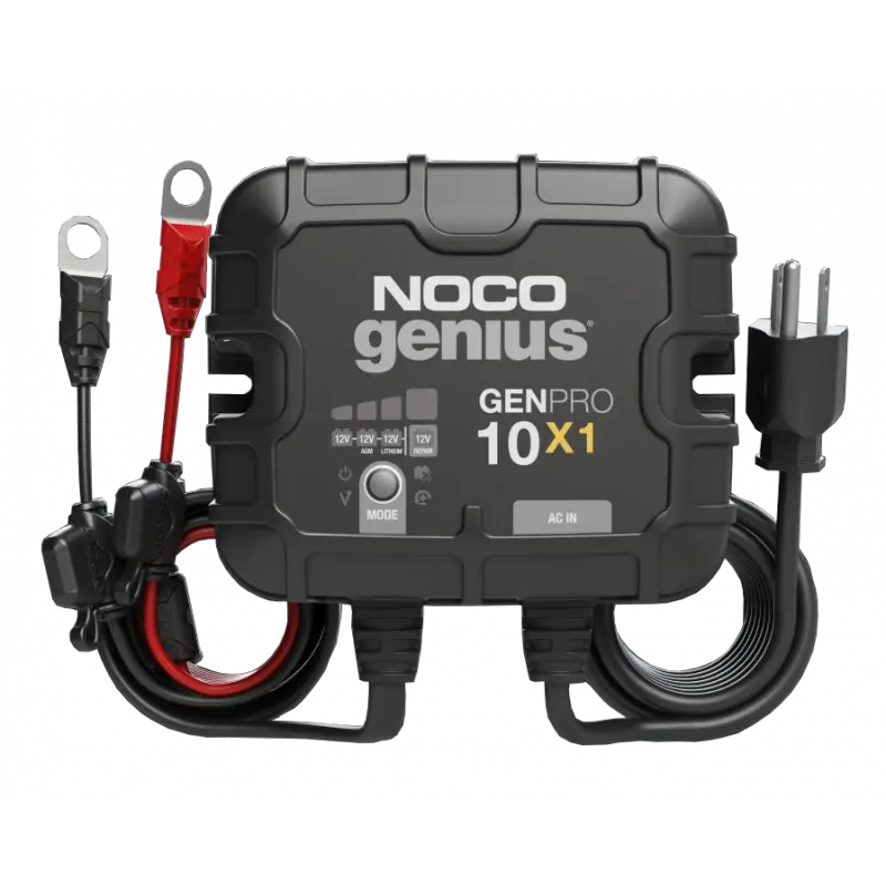 Cargador de bateria Marino NOCO de 10A con reparador de daños