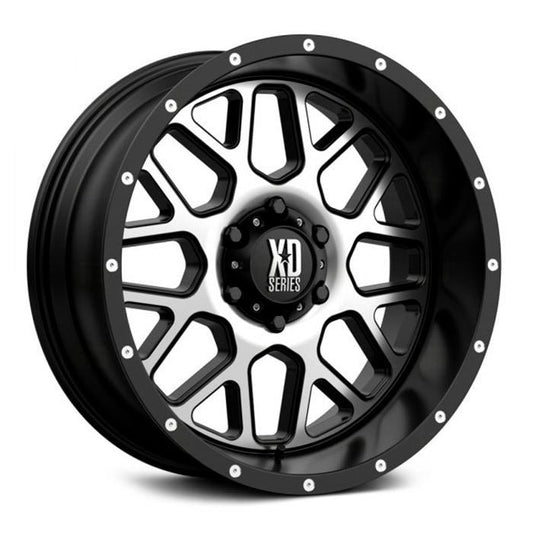 Rin 20x9 6x139 Granade XD820 Negro y Plateado Offset 0 XD Series