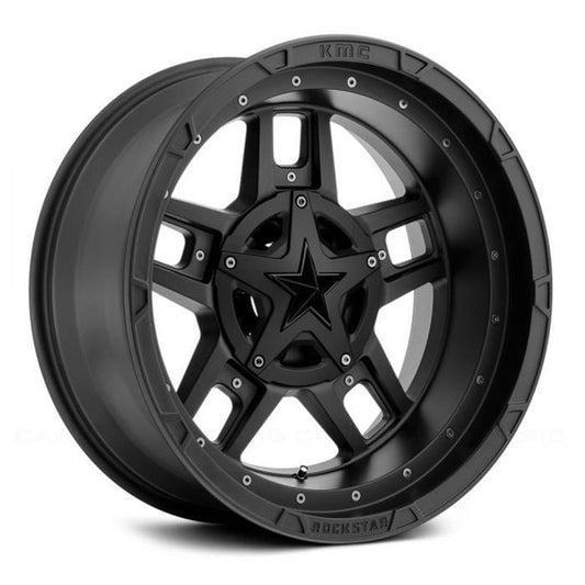 Rin 20x9 6x139 Rockstar 3 XD827 Matte Black Offset -12 XD Series