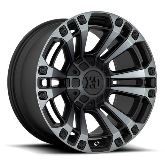 Rin 20x9 6x139 Monster 3 XD851 Satin Balck w/ dark tint Offset 0 XD Series