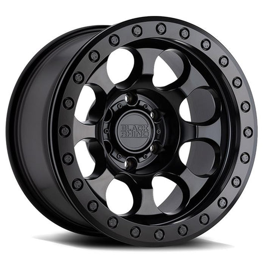 Rin 17x9 6x139 Riot Offset +12 Negro Mate Black Rhino