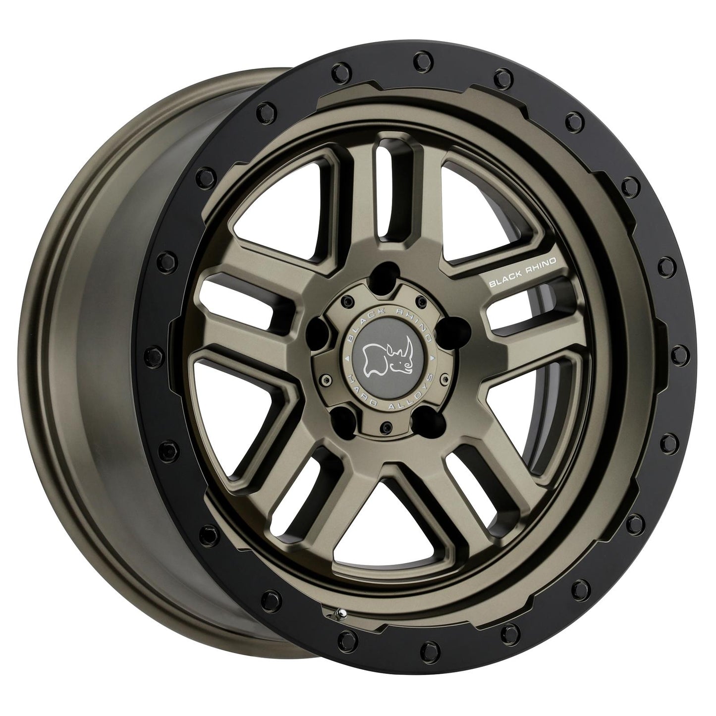 Rin 18x9.5 6x139.7 Barstow Offset +12 Bronze Mate con Negro Mate Black Rhino