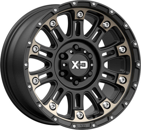 Rin 20x9 6x139 Hoss 2 XD829 Satin Balck w/ dark tint Offset -12 XD Series