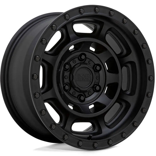 Rin 17x8.5 6x139 Convoy Negro Mate Offset -10 Black Rhino