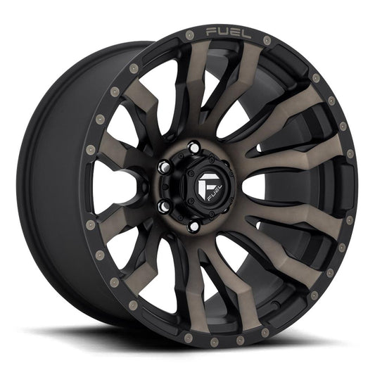 Rin 17x9 5x150 Blitz Negro con Bronce Offset +1 1 PIEZA FUEL