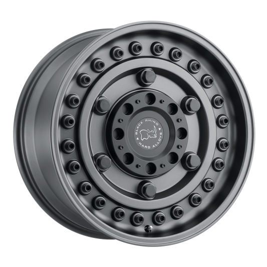 Rin 20x9.5 6x139-135 Armory Negro Offset +6 Black Rhino