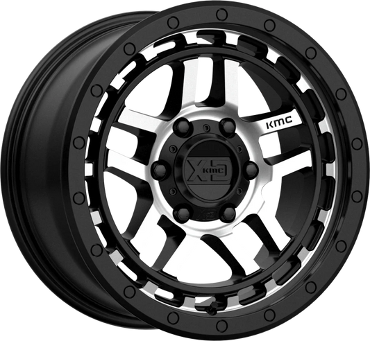 Rin 17x9 6x139 Recon XD140 Negro con plateado Offset -12 XD Series