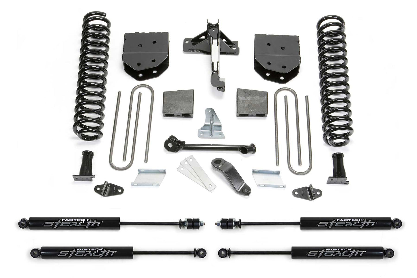 Kit Fabtech F250 4" 2008-2016 con Perfonmance Shocks (Espirales 4")