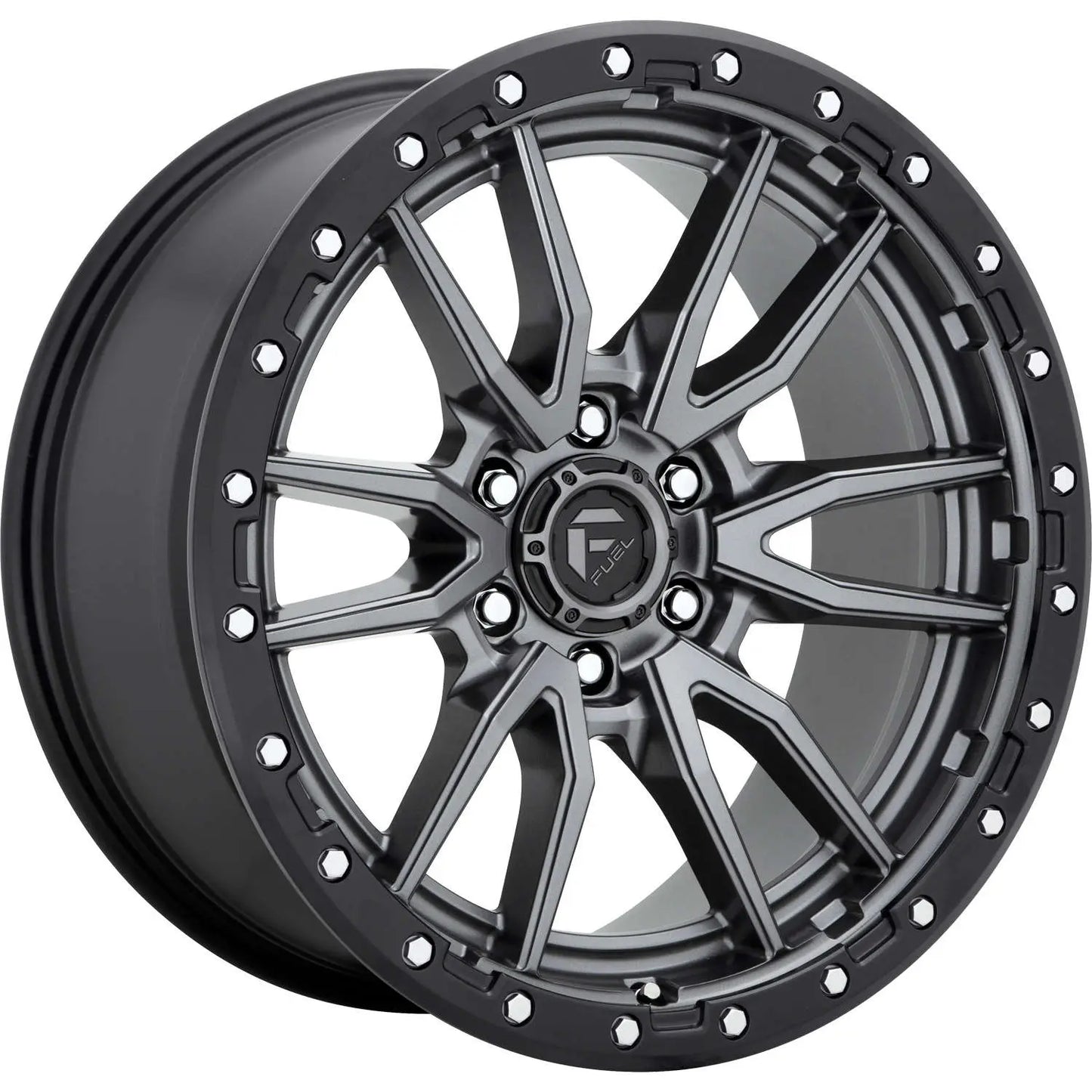 Rin 17x9 6x139 Rebel Gris Offset +1 FUEL