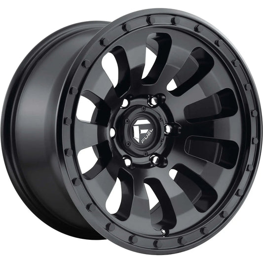 Rin 16x8 6x139 Tactic Black Offset +1 FUEL