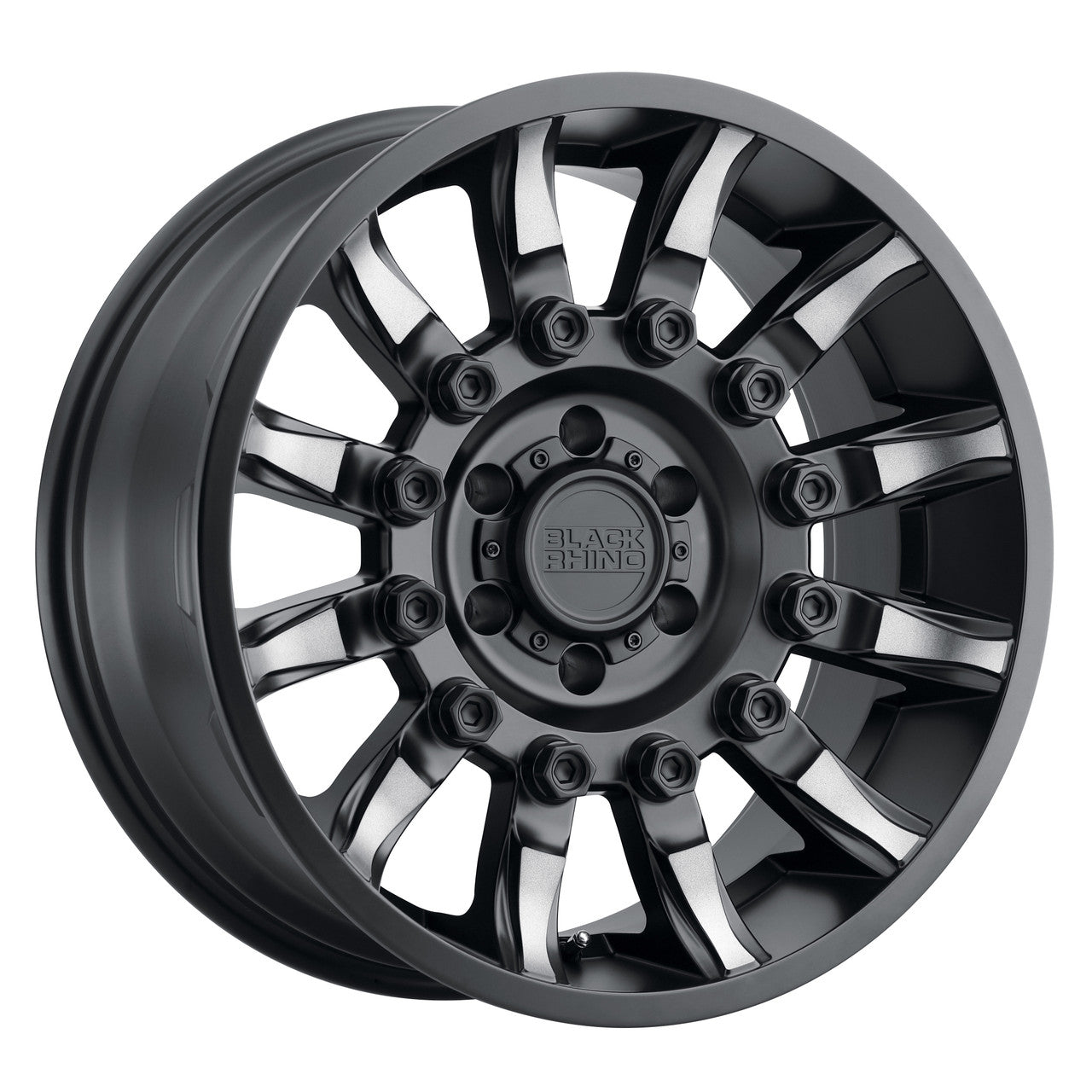 Rin 20x11.5 8x170 Mission Offset -44 (F250) Black Rhino