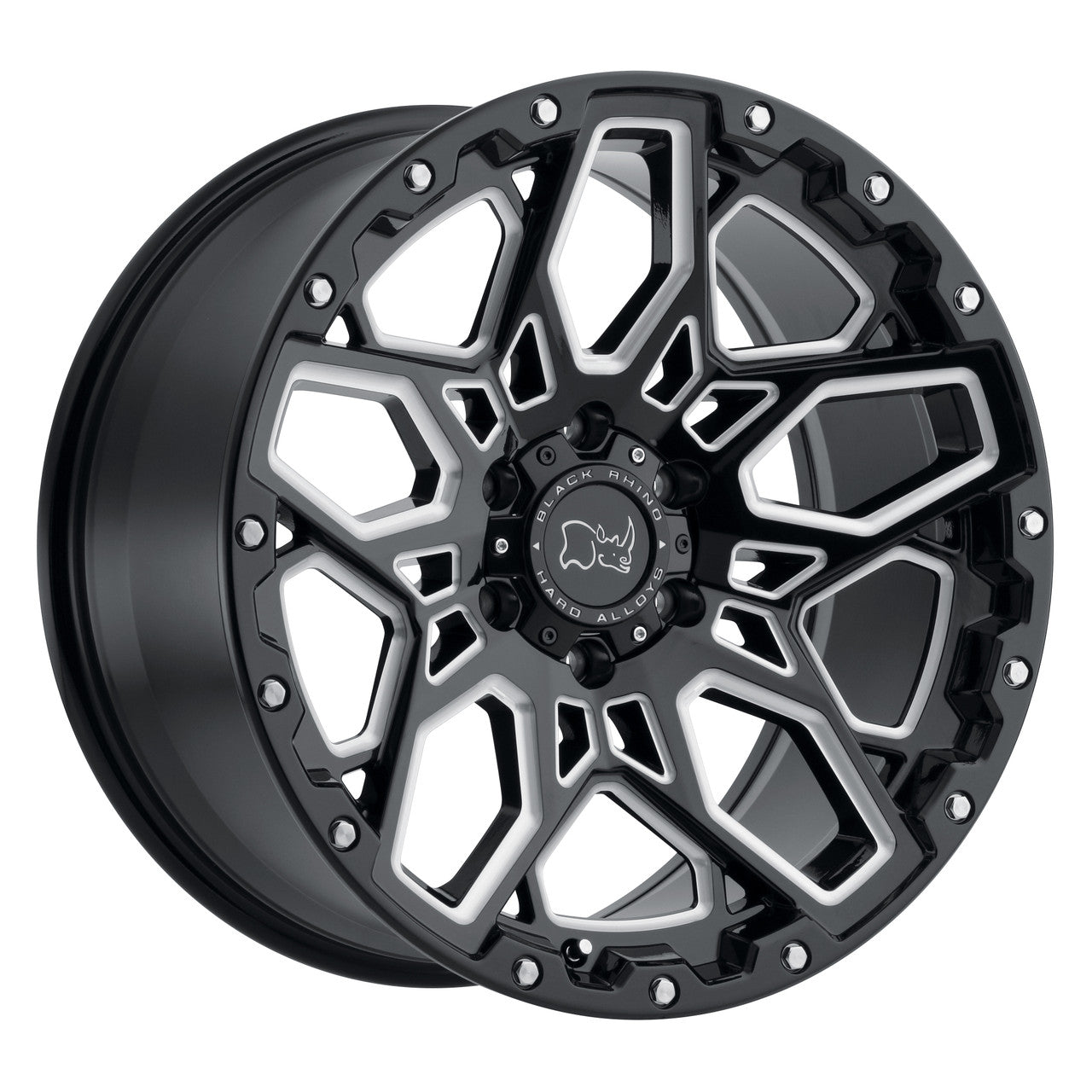 Rin 17x9.5 6x139 SHRA Gloss Black Offset -18 Black Rhino